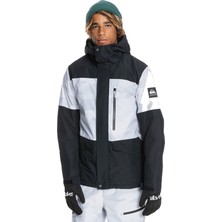 Quiksilver Mission Printed Block Erkek Su Geçirmez Snowboard Kar Montu EQYTJ03339