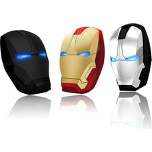 Sunlink Iron Man Mouse Kablosuz Fare Oyun Fare Oyuncu Bilgisayar Fareleri Düğmesi Sessiz Tıklayın 800/1200/1600/2400DPI Ayarlanabilir Bilgisayar (Yurt Dışından)