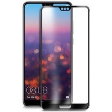 Huramarketing Teknoloji Huawei P20 Lite Siyah Kırılmaz Cam Ekran Koruyucu