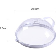 Mikrodalga Gıda Kapağı Anti-Splash Splatter Koruyucu Kapak Fırını Temiz Tutar
