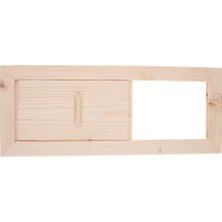 Ladin Sauna Hava Havalandırma Paneli, 13X5.1 Inç, Sauna Aksesuarları