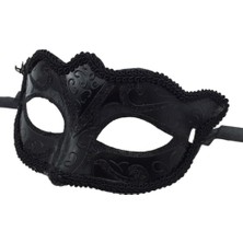 Boasity Vintage Balo İçin Aksesuar Maske - Siyah (Yurt Dışından)