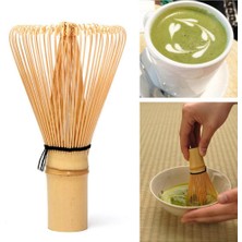 2 Adet Matcha Yeşil Çay Bambu Çırpma Kaşık Kepçe Çay Aksesuarları ile Set