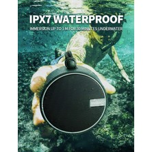 Insmy Ipx7 Su Geçirmez Duş Bluetooth Hoparlör (Yurt Dışından)