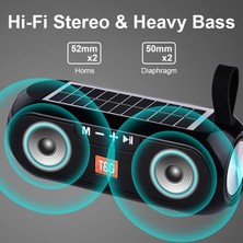 Sunlink Güneş Şarj Bluetooth Hoparlör Taşınabilir Sütun Kablosuz Stereo Müzik Kutusu Hoparlör Dış Su Geçirmez Altayıklar (Yurt Dışından)