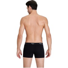 Kom Tight Pamuklu 2'li Erkek Boxer - Siyah