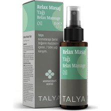 Talya Relax Masaj Yağı, 7 Bitki Yağı Karışımı, Rahatlatıcı ve Aromaterapik, 80 ml