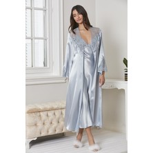 Pierre Cardin 6425 Saten Altılı Gecelik Takım