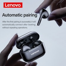 Lenovo LP40 Tws Bluetooth 5.0 Kablosuz Kulaklık Hifi Type-C IP54 Mic ile Su Geçirmez Spor Kulaklık (Yurt Dışından)