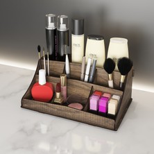 Design Otto Bella Small Ahşap Makyaj Takı Banyo Kozmetik Düzenleyici Organizer