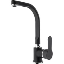 Gms Zümra Siyah Krom Kuğu Eviye Bataryası ZM302-K