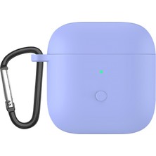 Dacare Redmi Buds 3 Için Karabinalı Tam Koruyucu Silikon Kılıf (Yurt Dışından)