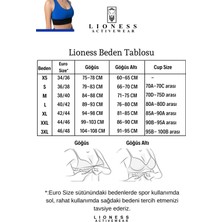 Leopar Yüksek Destekli Sırt Detaylı Kaplı Spor Sütyeni
