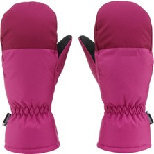 CN Ticaret Su Geçirmez Dayanıklı Çocuk Kayak Eldiveni 8 Yaş Pembe