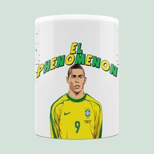 Remonz Ronaldo El Phenomenon 3 Tarafı Baskılı Porselen Kupa