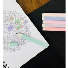 Giftmoda Papatya Tasarımlı Konuşan Ajanda ve 6'lı Studio Color Kesme Uçlu Soft Keçeli Kalem Set