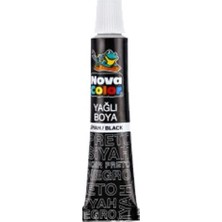 Nova Color Yağlı Boya Tüp 7 gr Siyah