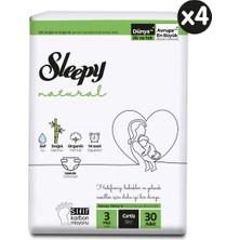 Sleepy Natural Aylık Paket Bebek Bezi 3 Numara Midi 120 Adet