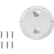 Sharplace Tekne Yuvarlak Kaymaz Plastik Muayene Kaplama Çıkarılabilir Kapak Vidalar 8 " (Yurt Dışından)