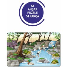 Lipyos Sevimli Hayvanlar A4 54 Parça Puzzle, Oyuncak, Yapboz