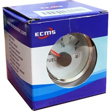 Ecms Tekne Yakıt Göstergesi Ø52MM 0-190 Ohm