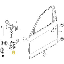 BMW E90 E90LCI E91 VE E91LCI (2005-2012) ÖN KAPI GERGİSİ 51217259243