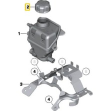 Heropar Bmw ve Mini Uyumlu Febi Yedek Su Depo Kapağı Oem No 17132754264