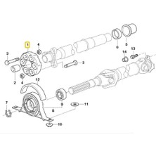 Heropar Bmw Uyumlu Febi Şaft Köselesi 26117511454 - 26111209168