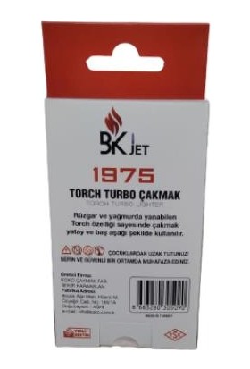 Turbo Torch Bkjet Torch Turbo Pürmüz Ayarlanabilir Doldurulabilir Çakmak