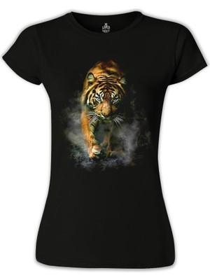 Lordd T-Shirt Lorddd T-Shirt T-Shirt Kaplan 2 Siyah Bayan Tshirt