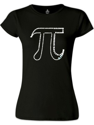 Lord T-Shirt Lordd T-Shirt Lorddd T-Shirt T-Shirt Matematik - Pi 14 Siyah Bayan Tshirt