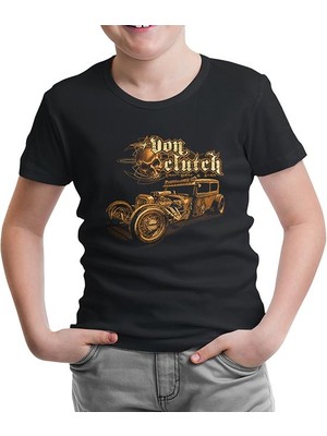 Lordd T-Shirt Lorddd T-Shirt T-Shirt Old Car Siyah Çocuk Tshirt