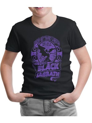 Lordd T-Shirt Lorddd T-Shirt T-Shirt Black Sabbath -  Of This World Siyah Çocuk Tshirt