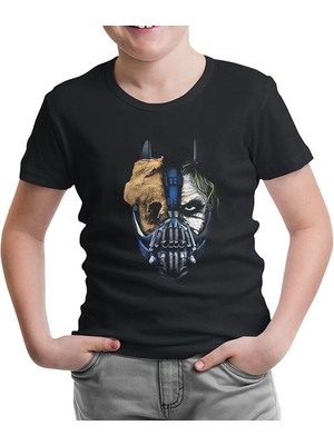 Lordd T-Shirt Lorddd T-Shirt T-Shirt Joker Triology Siyah Çocuk Tshirt
