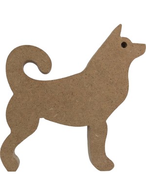 20 cm 18 mm Köpek Figürü.dik Durabilir.boyanabilir Ham Ahşap Obje.ahşap Boyama Ürünü.ahşap Hayvan Figürü Hobi Boyama