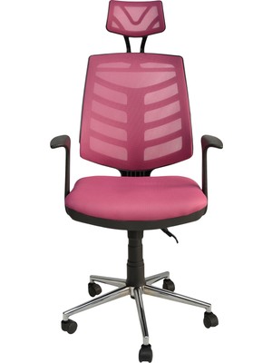 Obc Ofis Büro Concept Piramit Krom Fileli Ofis Büro Öğrenci Çalışma Koltuğu - Sandalyesi