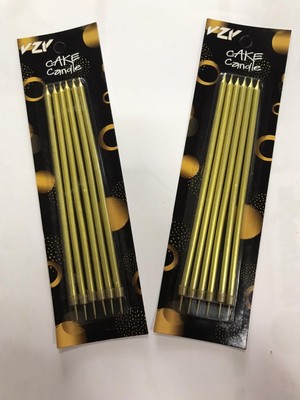 Mum Altın Mum 6 Adet