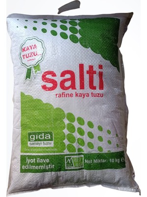 Salti Iyotsuz Rafine Kaya Tuzu 10 Kg