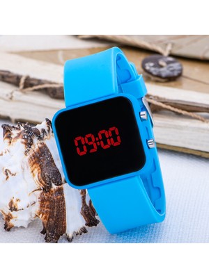 Spectrum Watch Mavi Renk Dijital LED Ekran Mini Kadın Kol Saat
