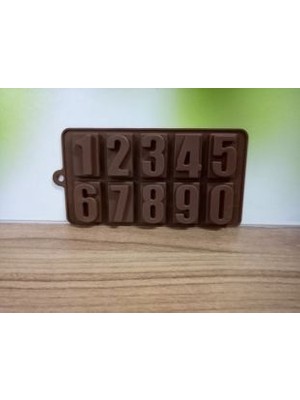 Pastry Planet Rakam Silikon Çikolata Kalıbı