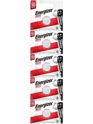 Energizer CR2025 3V Lityum Pil 5'li Paket