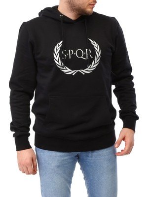 Raru Spqr Erkek Sweatshirt Tılya Siyah
