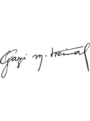 Hellove Gazi Mustafa Kemal Sticker 15 cm