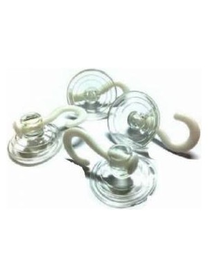 Hellove Kancalı Cam Vantuz Askı 40 mm 25 Adet