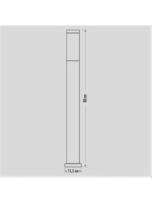 Cata CT-7010 Venedik Bahçe Armatürü E27 80CM