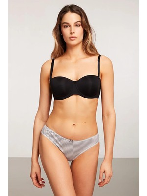 Kom Sheena Straplez Sütyen - Siyah