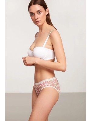 Kom Sheena Straplez Sütyen - Beyaz