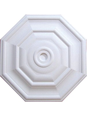 YEDİTEPEOSMANLI Sekizgen Desenli Tavan Lamba Göbeği - 50 cm