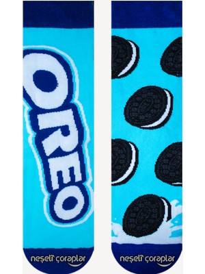 Neşeli Çoraplar Oreo Renkli Kadın Çorap