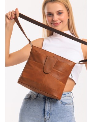 Fubileather Deri Crossbody Postacı Çanta